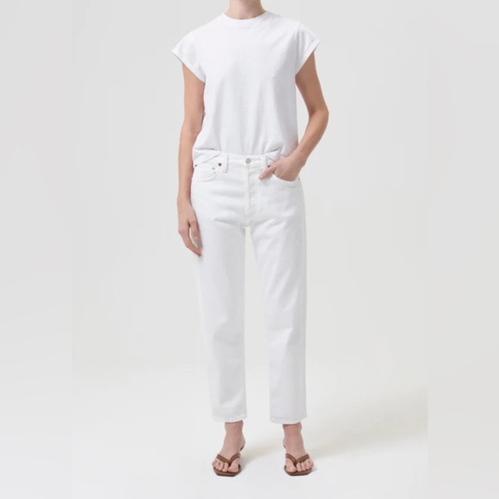 AGOLDE Parker Jeans Milkshake White